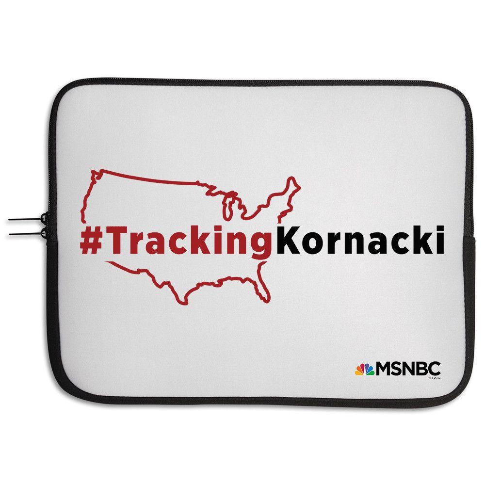 Msnbc.com Logo - MSNBC #TrackingKornacki Laptop Sleeve