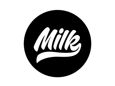 Milk Logo - vector sketch 1 , logo Milk by kirillrichert on Dribbble
