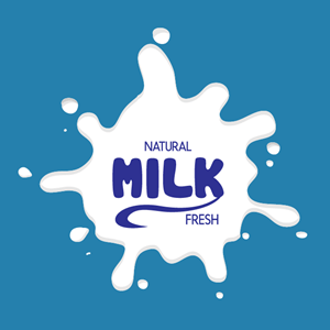 Milk Logo - Naturel product milk fresh Logo Vector (.AI) Free Download