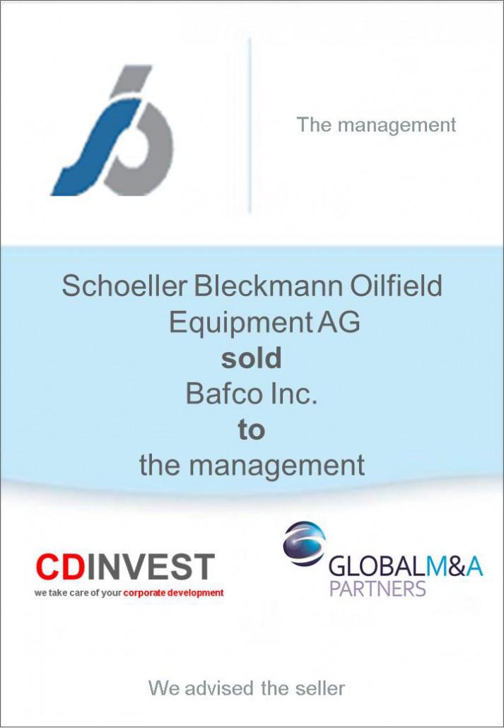 Schoeller-Bleckmann Logo - Schoeller Bleckmann Oilfield Equipment AG EN - CD Invest Consult GmbH