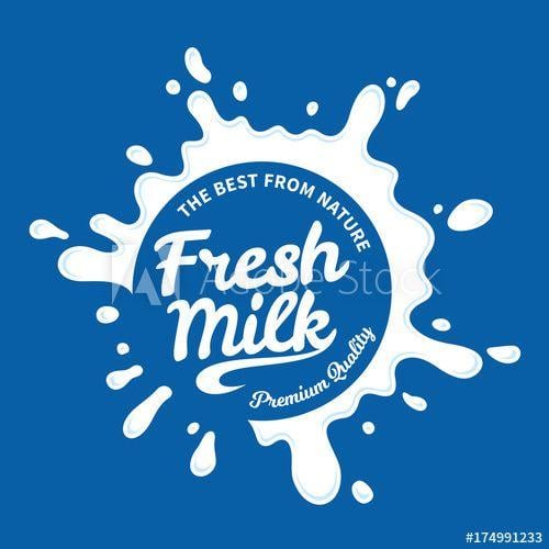 Milk Logo - Milk logo template. Milk, yogurt or cream splash - Buy this stock ...