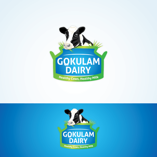 Milk Logo - logo for Gokulam Dairy | Logo design contest
