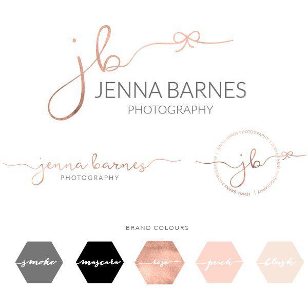 Barnes Logo - Jenna Barnes Logo Set • Macarons and Mimosas