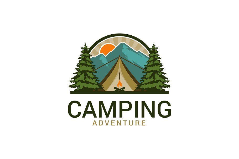 Camping Logo - Camping Logo Template