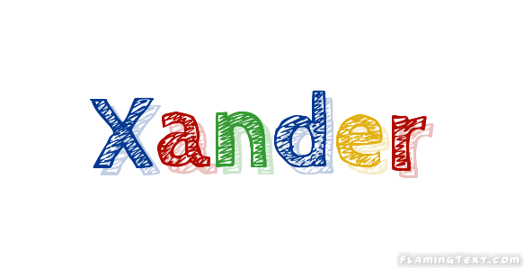 Xander Logo - Xander Logo | Free Name Design Tool from Flaming Text