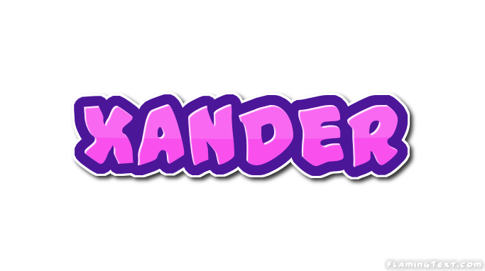 Xander Logo - Xander Logo | Free Name Design Tool from Flaming Text