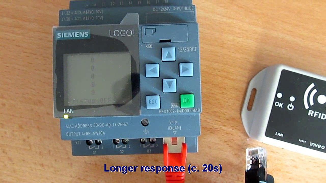 Modbus Logo - Čtení dat z RFID čtečky v LOGO! protokolem Modbus TCP / Read data from the  RFID reader - Modbus TCP