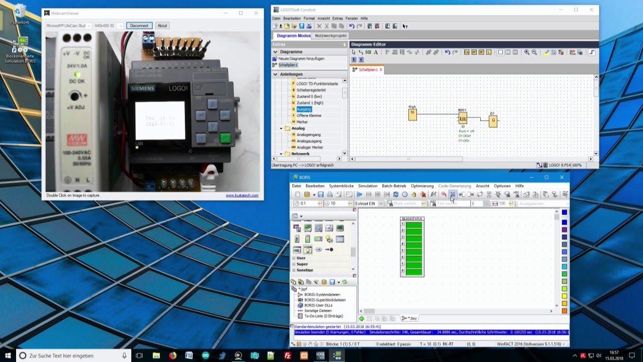 Modbus Logo - Datenaustausch zwischen BORIS und LOGO! 0BA8 über MODBUS