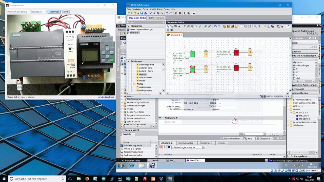 Modbus Logo - Datenaustausch zwischen LOGO! 0BA8 und S7-1200/S7-1500 über MODBUS