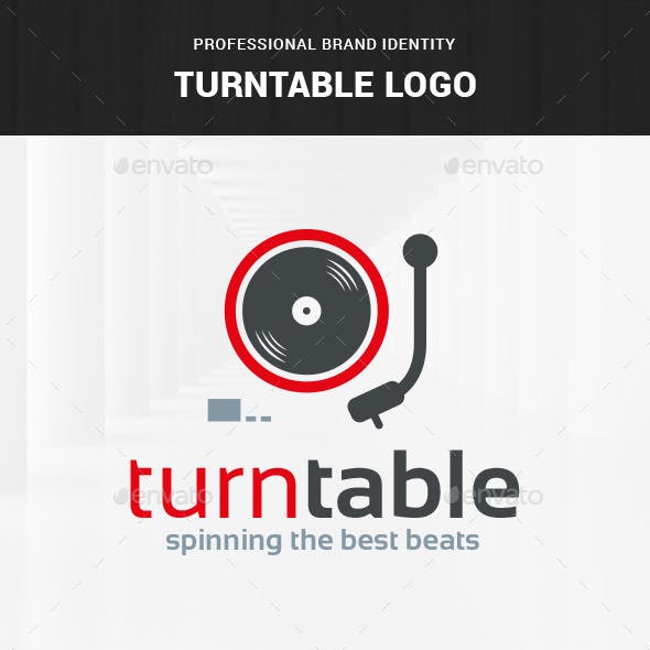 Turntable Logo - Turntable Logo Template by LiveAtTheBBQ | GraphicRiver