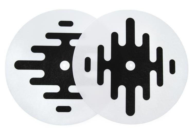 Turntable Logo - Pro Logo Slipmat - White