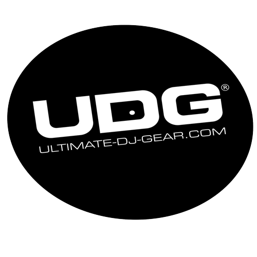 Turntable Logo - UDG DJ Turntable Slipmats (U9931) (Black & White)