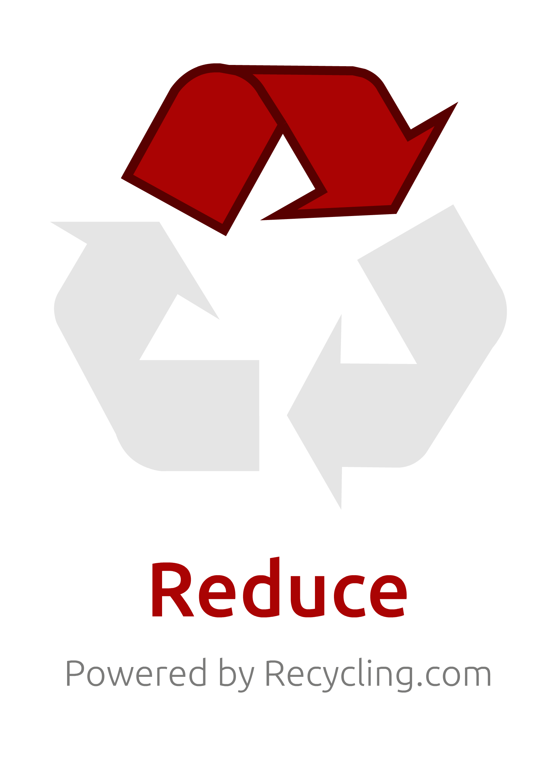 Reduce Logo - The Recycling Trilogy - Reduce, Reuse, Recycle | Download