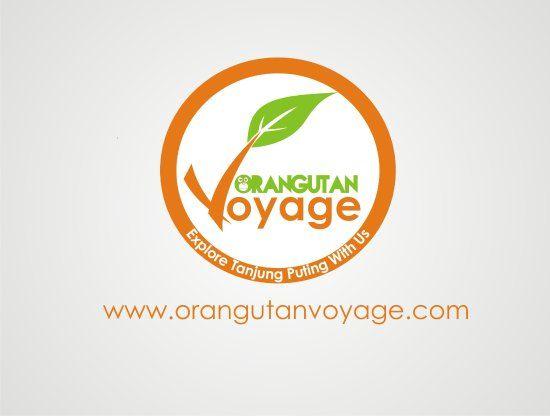 Orangatang Logo - OrangutanVoyage Logo of Orangutan Voyage, Kumai