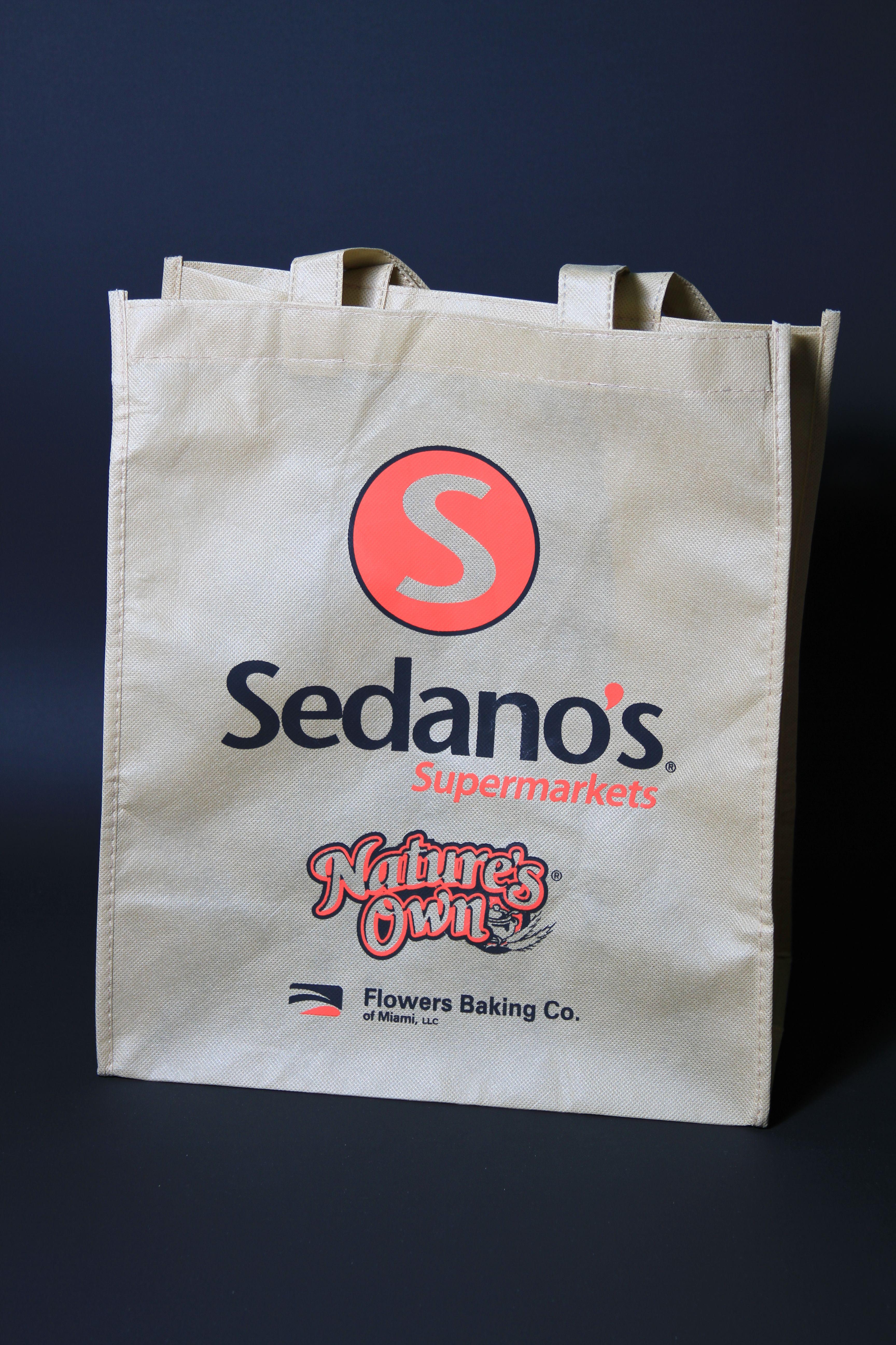 Sedano's Logo - Custom Printed Bags. SEDANO'S. Promotional Items Products