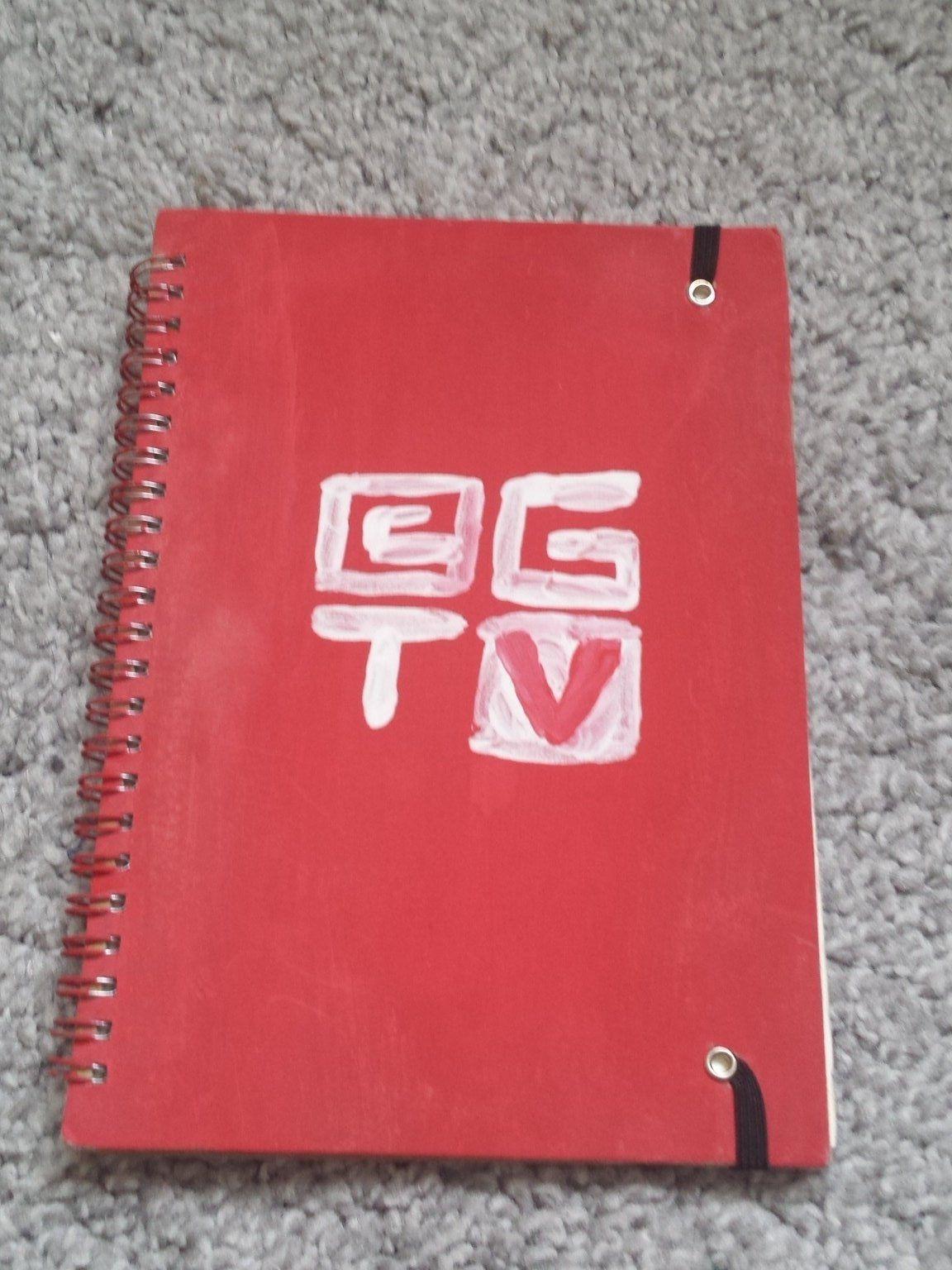 Egtv Logo - Mayz - Painted the EGTV logo on the back