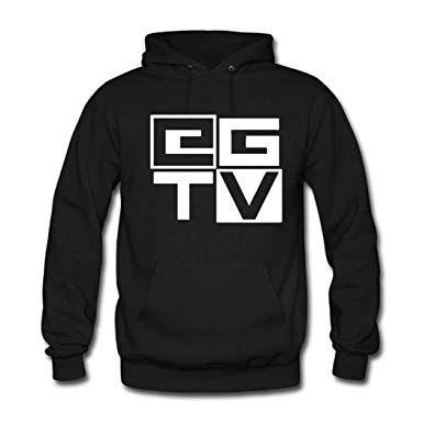Egtv Logo - Amazon.com: Mcacheev Mens Ethangamertv EGTV Logo Pullover Hood: Clothing