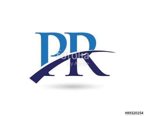PR Logo - PR Logo Letter Swoosh