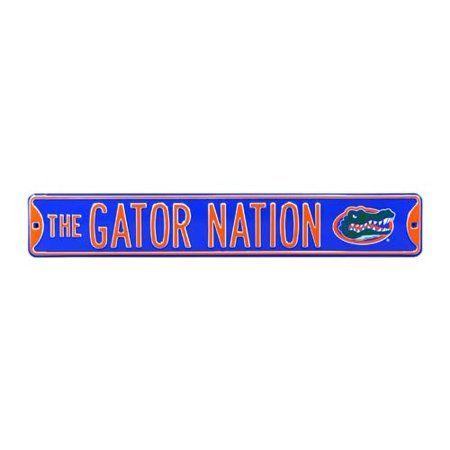 GatorNation Logo - The Gator Nation W Gators Logo Street Sign