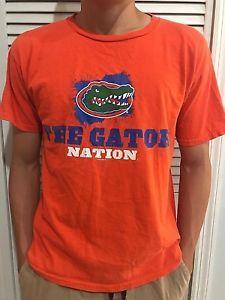 GatorNation Logo - Florida Gators T Shirt THE GATOR NATION Logo UF Boys Sz XL