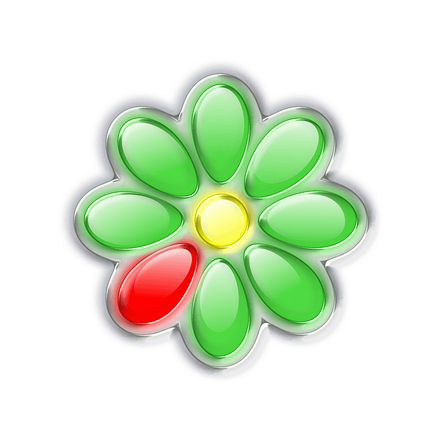 Red Flower with Green Logo - Green and yellow flower Logos