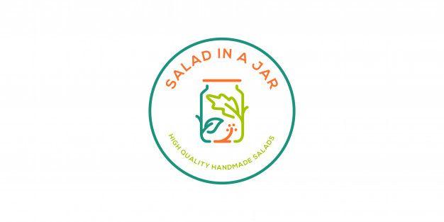 Jar Logo - Salad in a jar logo vector icon download Vector