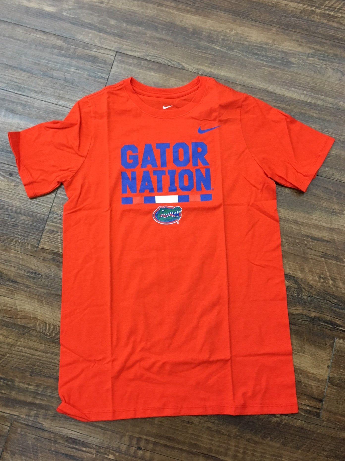 GatorNation Logo - Florida Gator Nation Youth Nike Cotton Tee