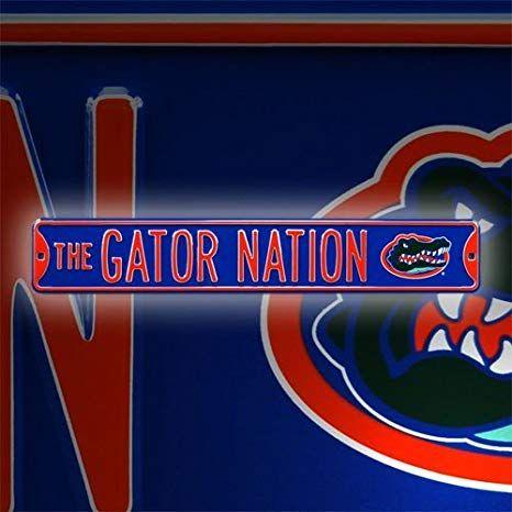 GatorNation Logo - Amazon.com : Florida Gators The Gator Nation Street Sign : Sports