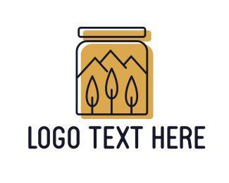 Peanut Logo - Honey Jar Logo