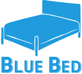 Bed Logo - Blue Bed Luxe Memory Foam Mattress