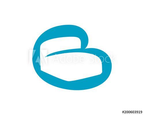 Bed Logo - Love Bed Logo and B Logotype this stock vector and explore