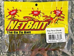 NetBait Logo - Details about SOFT PLASTIC FISHING BAIT - NET BAIT - TINY PACA CHUNK -  GREEN PUMPKIN CANDY