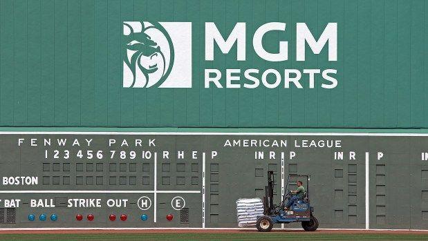 Bostonherald.com Logo - Red Sox and MGM Resorts reveal “Lion” logo advertisement on Green ...