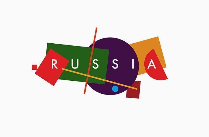 Tourist Logo - The rebrand for Russia's tourist board uses Suprematist geometry