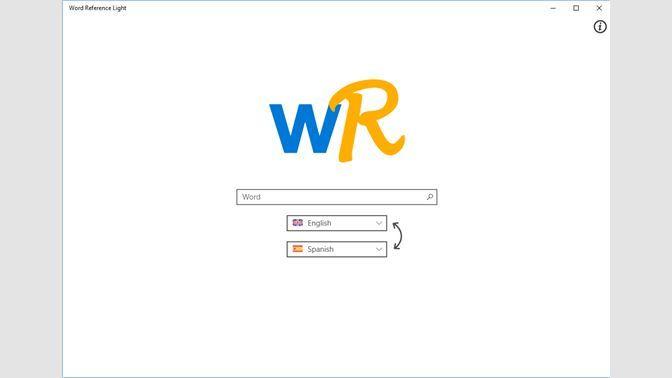 Wordreference.com Logo - Get WordReference Light - Microsoft Store