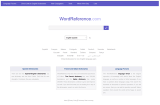Wordreference.com Logo - File:WordReference.com Screenshot.png - Wikimedia Commons