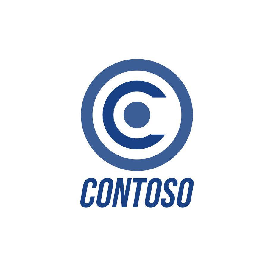 Contoso Logo - Entry by mauriciochahad for Make a simple demo logo for a retail