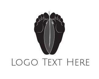 Feet Logo - Feet & Feather Logo