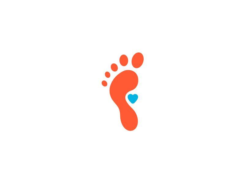 Feet Logo - Health Mate - Foot Care Logomark | Foot LOGO | Feet care, Logos ...