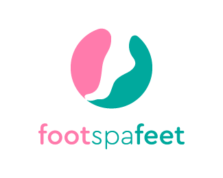 Feet Logo - foot spa feet Designed