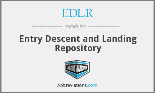 EDLR Logo - What does EDLR stand for?