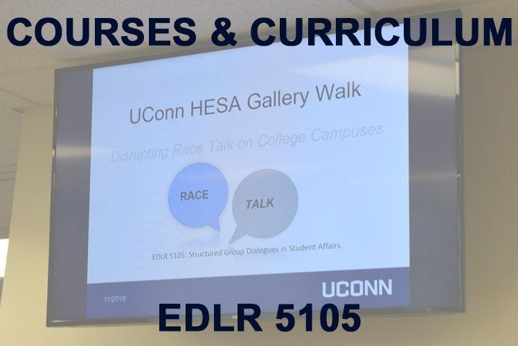 EDLR Logo - Courses & Curriculum. Department of Educational Leadership