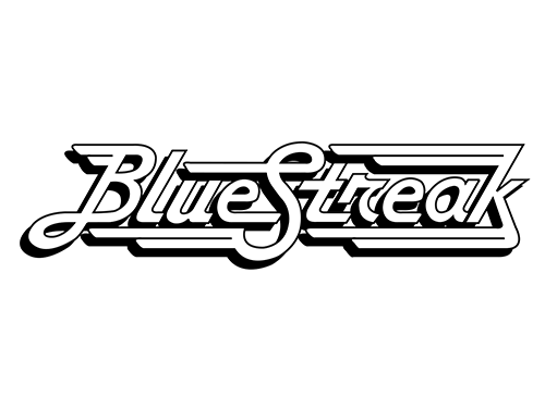 Bluestreak Logo - Blue Streak Wooden Coaster