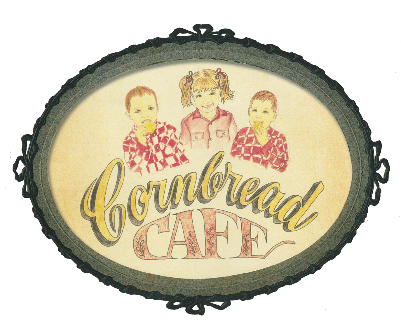 Cornbread Logo - Cornbread Café - Great American Cookbooks