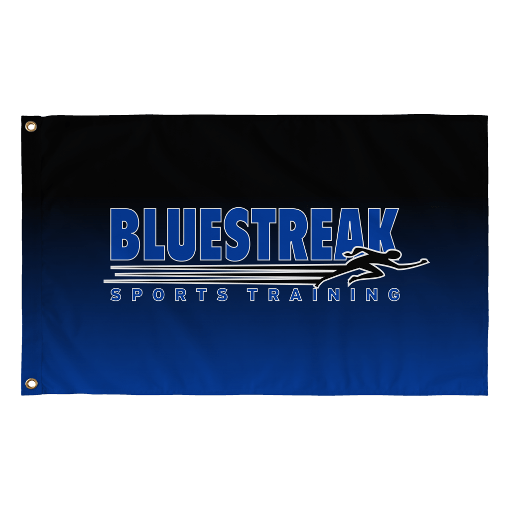 Bluestreak Logo - Blue Streak Sports Training Flag
