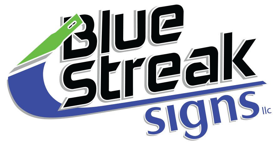 Bluestreak Logo - Blue Streak Signs