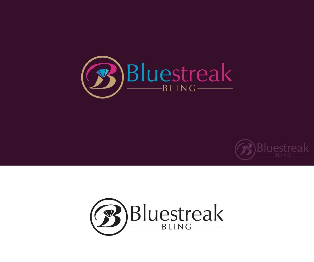 Bluestreak Logo - Serious, Upmarket, Retail Logo Design for Bluestreak Bling