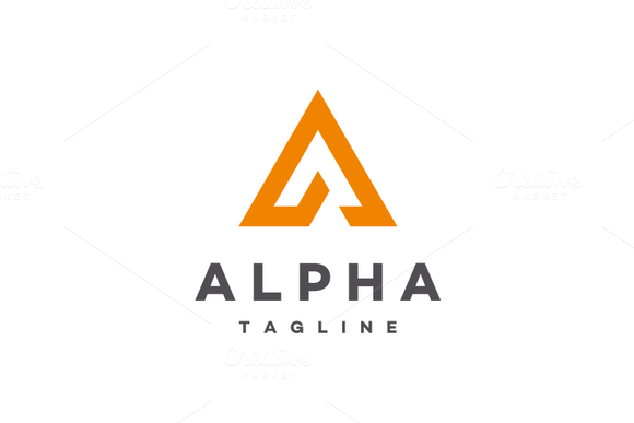 Alpha Logo - Alpha - Letter A Logo | logo | Logos design, Alpha letter, Logo ...