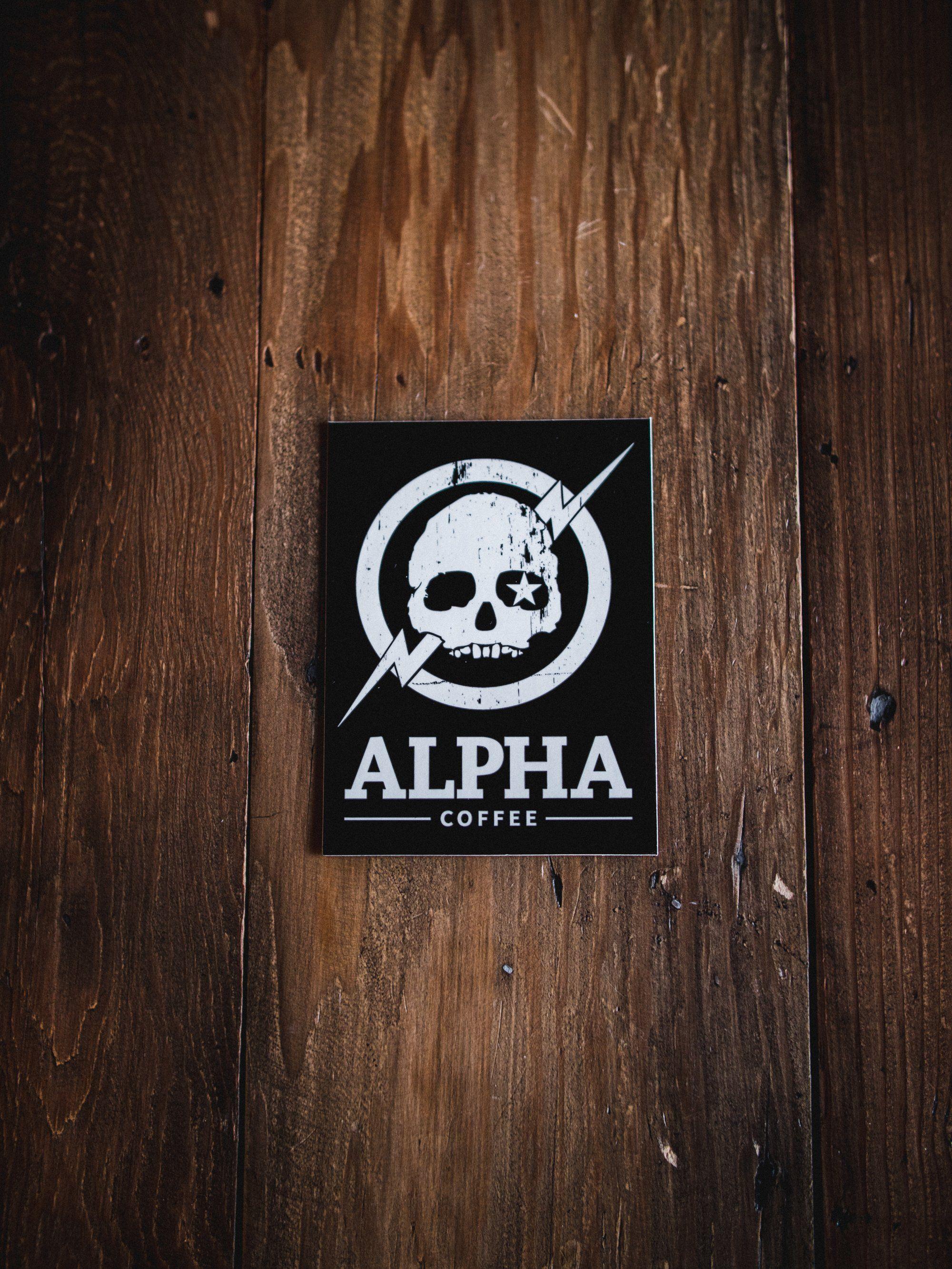 Alpha Logo - Logo Sticker