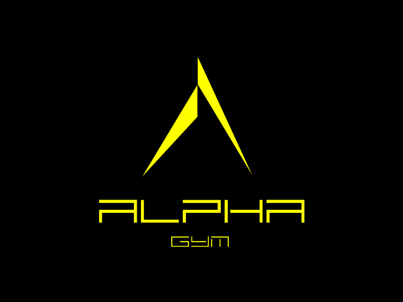 Alpha Logo - Alpha Gym Logo